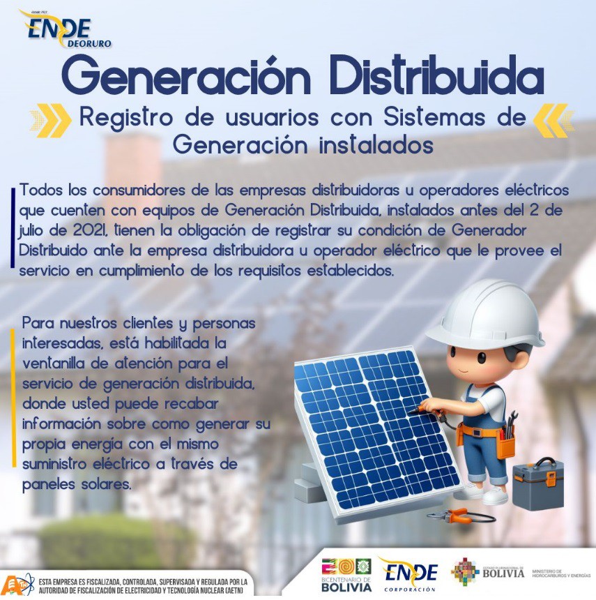Registro Generación Distribuida