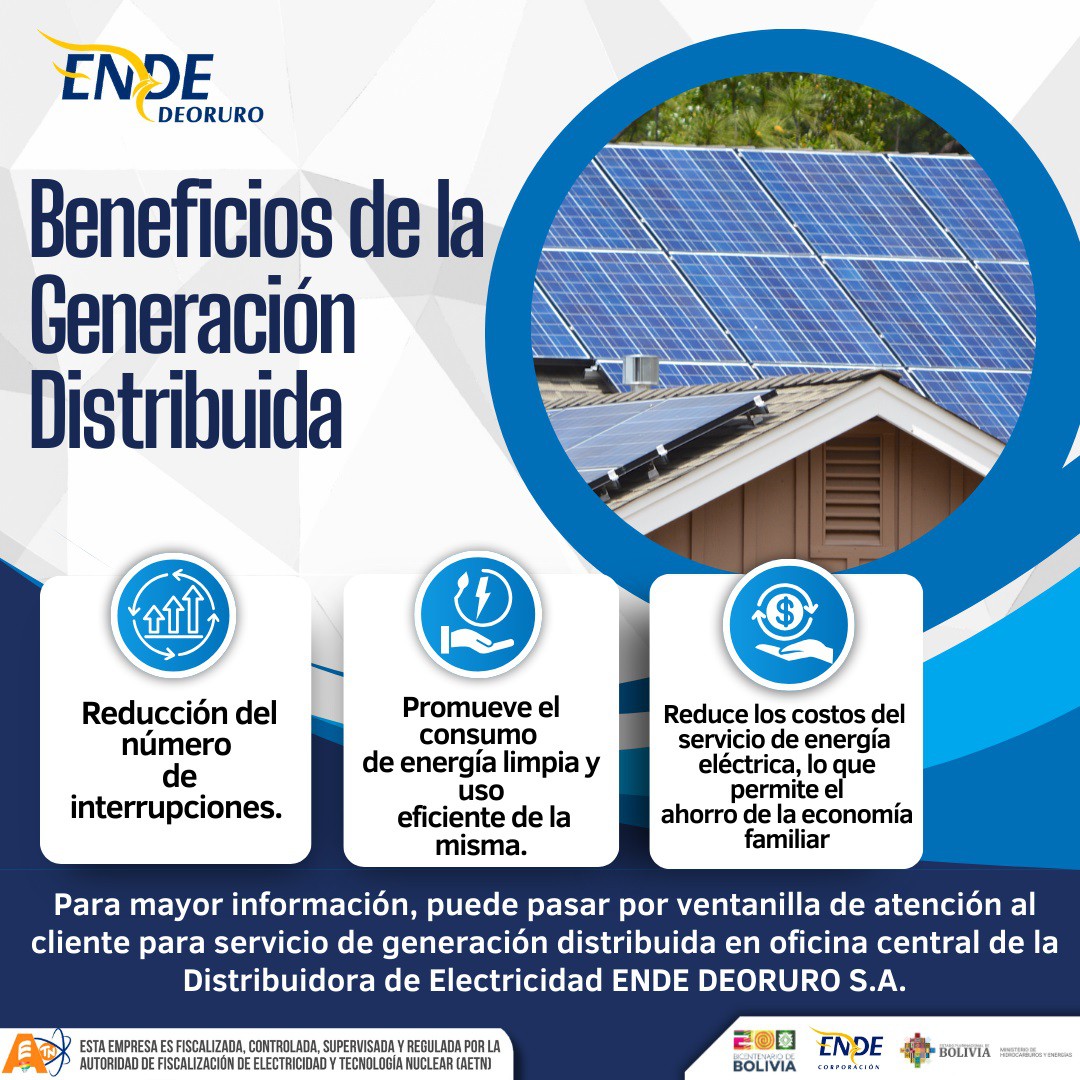 Beneficios de la Generación Distribuida