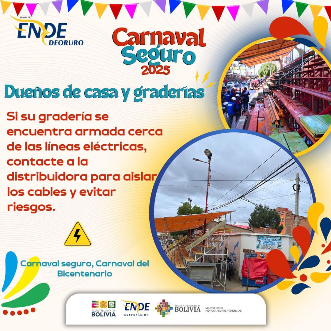 Carnaval Seguro (Dueños de casa y graderías)