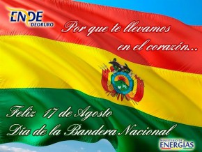 Homenaje al Día De La Bandera Boliviana ENDE DEORURO S.A.